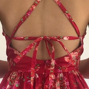 50’s inspired backless dress